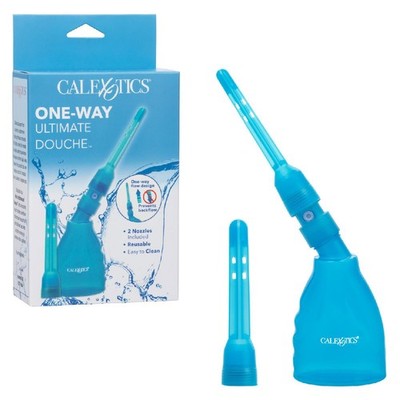 Cal Exotics One-Way Ultimate Douche Kit Blue - Enema Hygiene Cleansing System