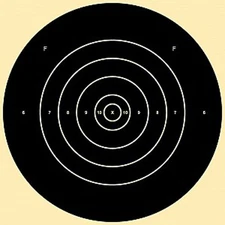 NRA Official MR-1C F-Class 600 Yard Target Center [37" x 37"], 12 Rolled