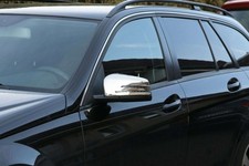 Edelstahl Chrom Spiegelkappen für Mercedes C117 X117 C218 X218 X156 CLA CLS GLA