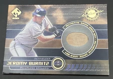2001 Pacific Private Stock - Game-Used Gear Jeromy Burnitz #103