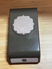 Stampin Up LABEL BRACKET Paper Punch -Flat Lock Style