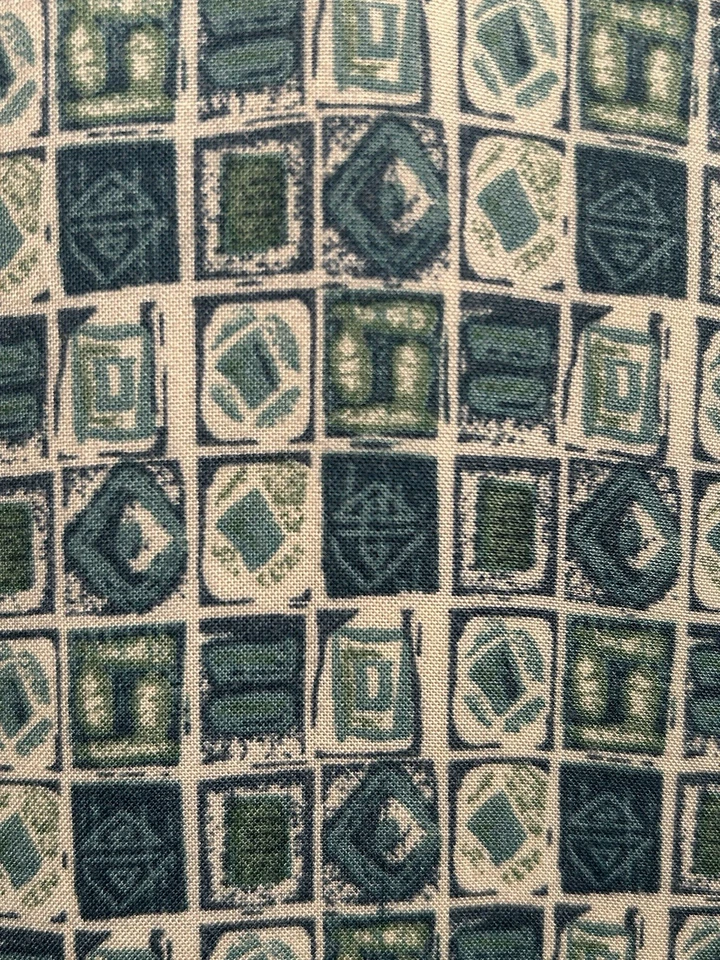 Camisa Hawaiana Azul Verde Isla 100% Rayón Verde Patrón Camisa Abotonada XXL Foto 3 de 4