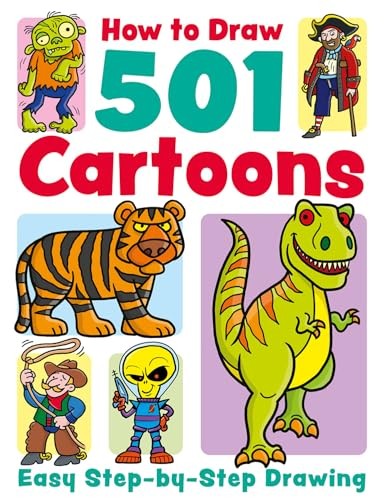 How to Draw 501 Cartoons by Nat Lambert (Paperback Book) - Image 6
