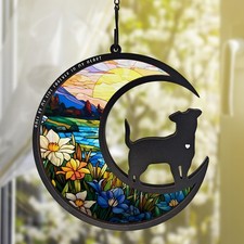 Dog Memorial Suncatcher Ornament Sympathy Gift for Pet Loss Remembrance