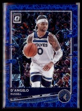 2020-21 Donruss Optic Basketball Blue Velocity DAngelo Russell Timberwolves 57