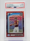 JAYDEN DANIELS 2024 OPTIC PREVIEW RATED ROOKIE RED WAVE GEM A RC PSA 10 Q0004