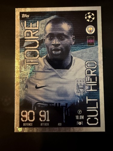 2023-24 Topps Match Attax UEFA Club Competitions #433 Yaya Touré Cult Hero