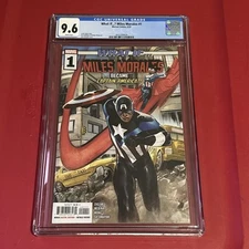 CGC Graded 9.6 WHAT IF SPIDER-MAN MILES MORALES #1 1st Captain America COMIC A3