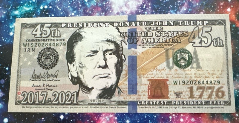 Trump Dollar Bill