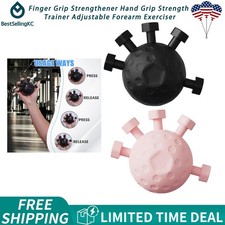 Hand Grip Strength Trainer Finger Grip Strengthener Adjustable Forearm Exerciser