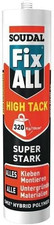 Soudal 118624 Fix All High Tack Adhesive 420G with Strong Initial Adhesion