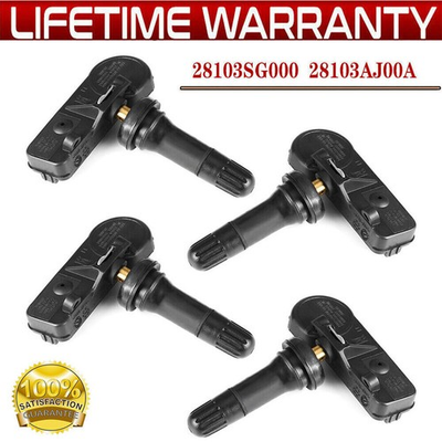 #ad Set of 4 TPMS 28103SG000 28103AJ00A For Subaru Tire Pressure Monitoring Sensor $21.79