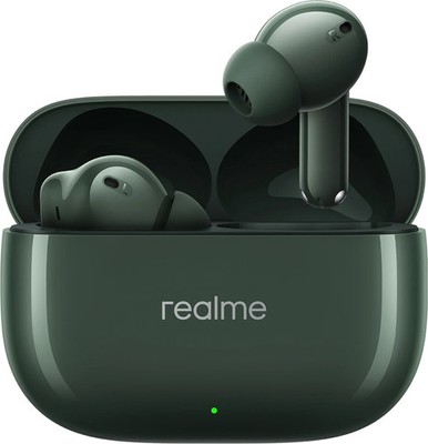 realme Buds T200 Mystic Green Hi-Res with 32dB ANC,12.4mm driver Quad Mic