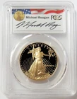 1989 W GOLD REAGAN LEGACY AMERICAN EAGLE $50 COIN 1oz PCGS PR 70 DCAM