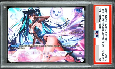 PSA 10 Nivel Arena Nikke Little Mermaid BT03-035 SPL Signed Foil