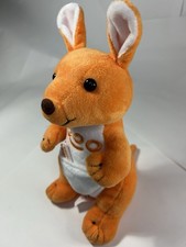 Gundaroo Kangaroo Plush by Gundir 5  Orange White Stuffed Animal Toy
