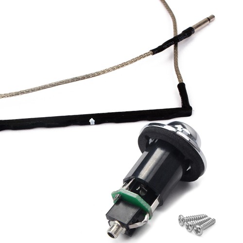 Chrome Guitar Piezo Pickup Under Saddle Output End Pin Jack For Acoustic Guitar - Picture 6 of 7