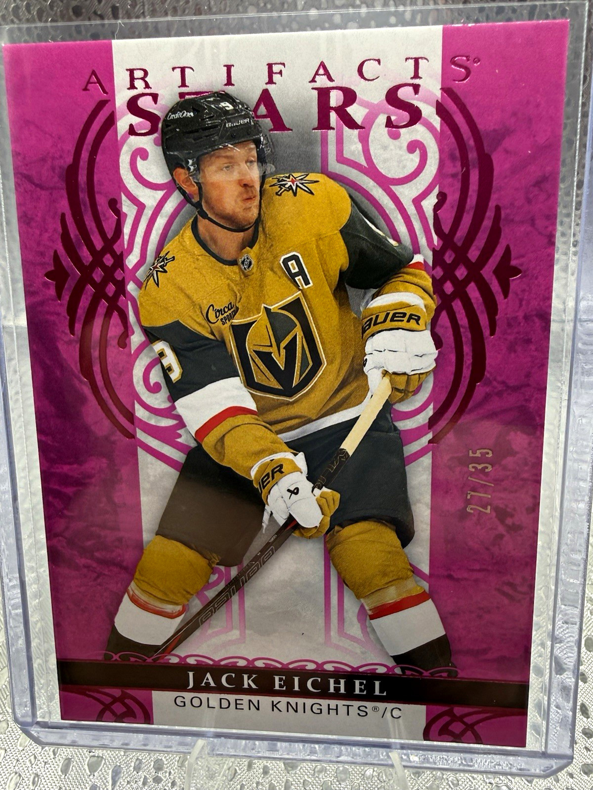Upper Deck 2026-27 Artifacts Collection Jack Eichel Golden Knights /35 PINK!