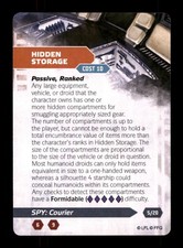 5/20 Hidden Storage Spy Courier Star Wars Age Of Rebellion Trading Card TCG CCG