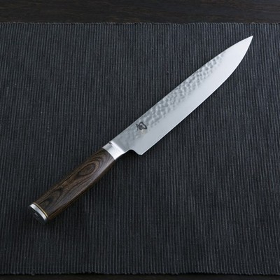 Shun Premier 240mm Slicing Knife VG-MAX Hammered Japanese Knife Japan