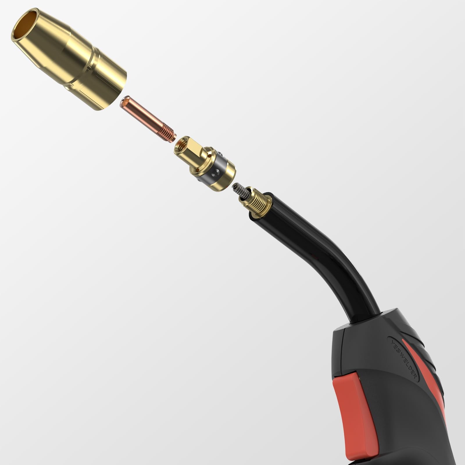 YESWEDLER MIG Welding Gun Torch Stinger 100A 10ft Replacement for Miller M-100