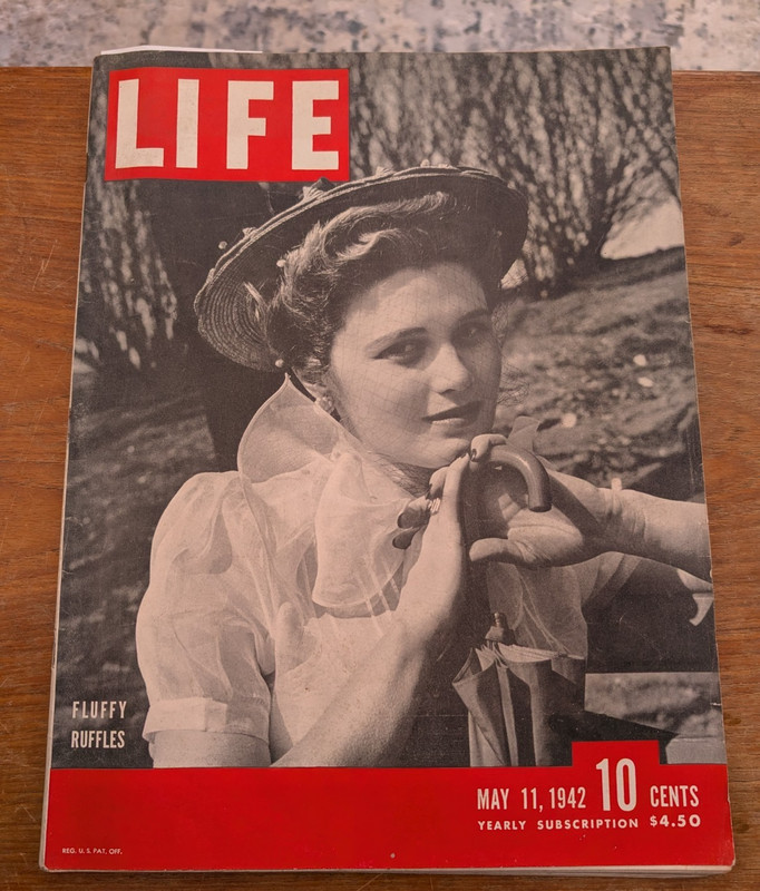 Life Magazine -May 11, 1942 -Fluffy Ruffles, WW2, Hawaii at War - Great Ads -VG+