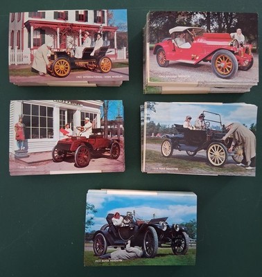 500 Antique Car Postcds 5 Styles 100 Of Ea Ford Buick Winton Marmon Internation