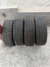 225/65/16C Matching Set X4 Michelin Agilis CrossClimate, No Repairs, 6-8mm Tread