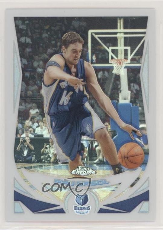 2004-05 Topps Chrome Refractor Pau Gasol #117 HOF