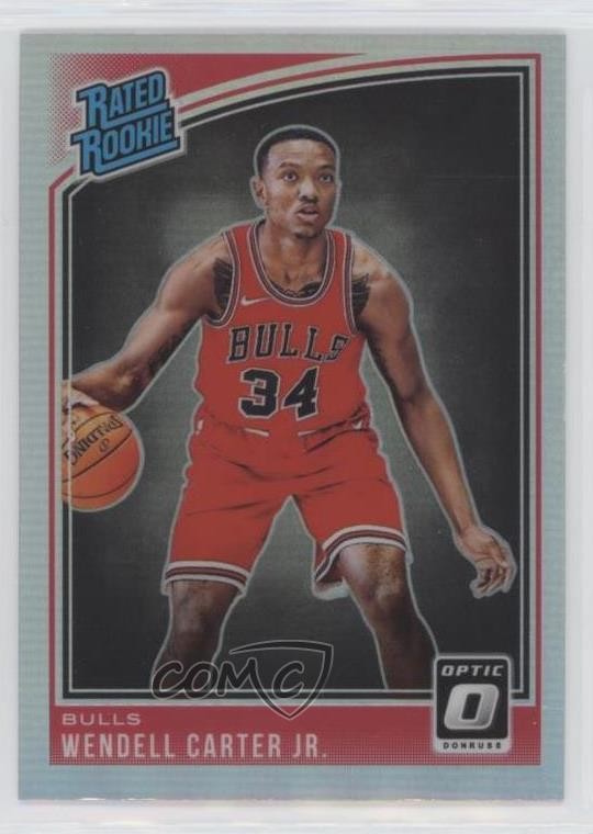 2018-19 Panini Donruss Optic Rated Rookie Holo Prizm Wendell Carter Jr #170 1d0h