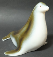 Große Goebel Robbe Seehund Seelöwe Figur Tierfigur Porzellanfigur Rea Mišić