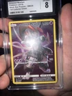 CGC 8 Armored Mewtwo SM228 Black Star Promo Pokémon Card ( SUPER SWIRL )