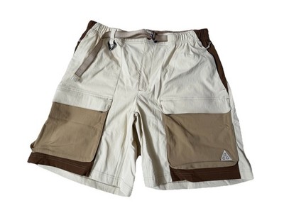 Nike ACG Smith Summit Cargo Shorts Size Large L Loose Fit Khaki Tan