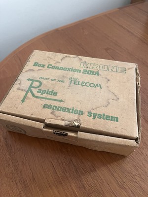 British Telecom Krone Box 201A BT Boxed Vintage 1982 Telekommunikation ungetestet