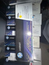 HP 128A Yellow Toner Cartridge  Works LaserJet Pro CM1415 Color, CP1525 Color S