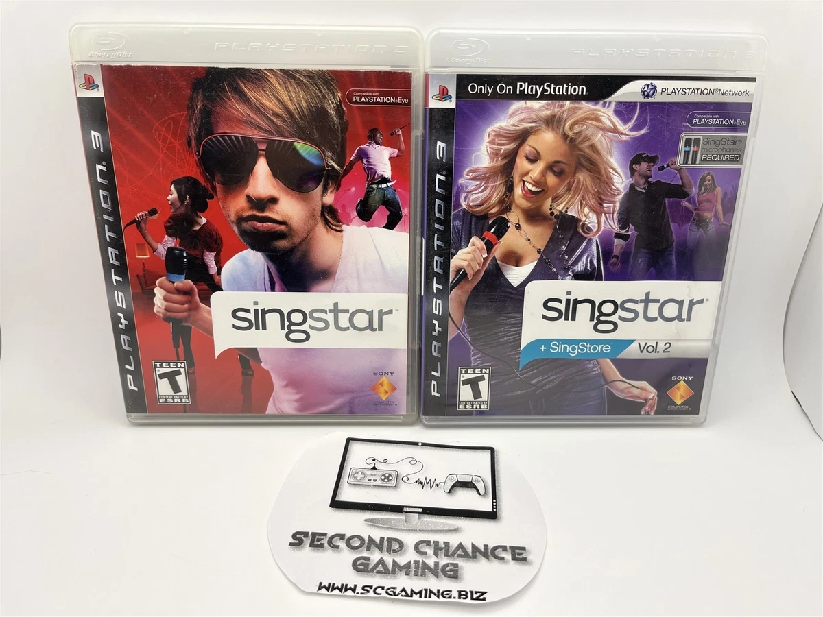 Singstar Vol. 1 PS3 Cib Complet Italien Avec Manuel Pal