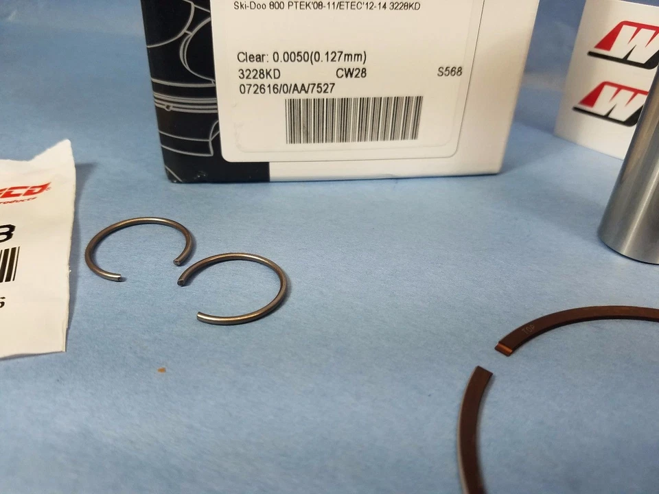 NUEVO KIT DE PISTONES WISECO STD SKI-DOO 800R PTEK 2008 2009 2010 2011 GSX MXZ Summit Foto 2 de 4