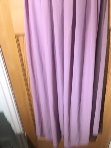 Hand Made Evening Dress Size 16 Lilac Purple Lace Detail Stunning - Picture 6 of 7