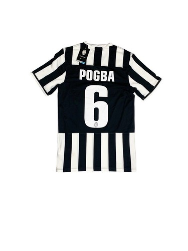 Men Juventus Home 2013 #6 POGBA Soccer 