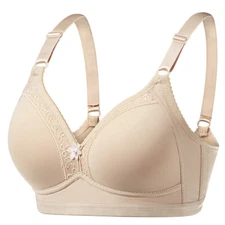 Womens Bras 34-46 AA ABC Wireless Brassiere Sexy Lingerie Thin Padded Underwear