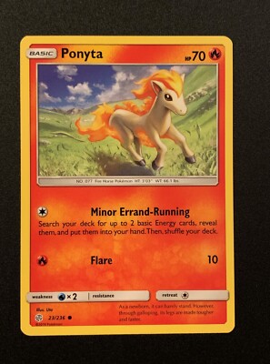 Ponyta 023/236 | Common | Sonne und Mond Kosmische Finsternis
