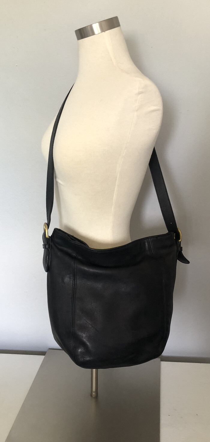 Vintage Coach Leatherware Feed Sac Shoulder Bag Rare Gem