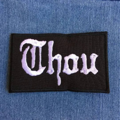 THOU embroidered patch The Body YOB Primitive Man Bongripper Inter Arma Conan