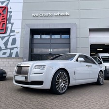 22" ROLLS ROYCE WRAITH HAWKE DRESDEN Alloy Wheels 22x9.5 5-120 Grey Polish x4