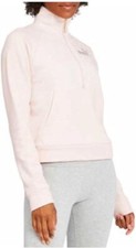 Women's Half Zip Pullover Sweater size Xlarge, NEW/TAG ROSE