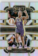 2023-24 Panini Select WNBA Silver Prizm Aari McDonald Los Angeles Sparks #91