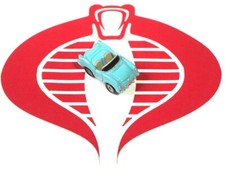 Micro Machines Vehicle 1955 Chevy Corvette Teal Top Down 