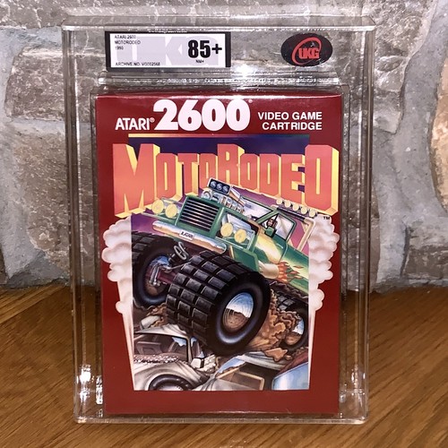 Jeu Vidéo Vintage Atari 2600 - Motor Rodeo / Pole Position - Cartouche En Très Bon État