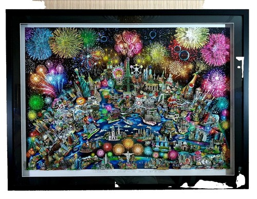 Charles Fazzino Atlantic City 3D Silkscreen Art Signed AP/47