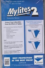 50 E. Gerber Mylites 2 Mil Mylar Thick Standard Comic Book Bags sleeves 725 M2